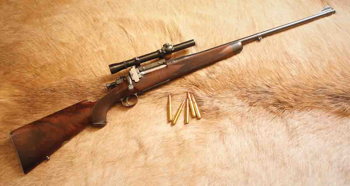 With the scope, the rifle weighed 8 pounds, 13 ounces, and with the scope detached a pound less.